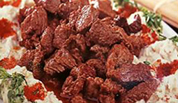 Baba Ghanoug w/beef or chicken - Kebab King Tucson